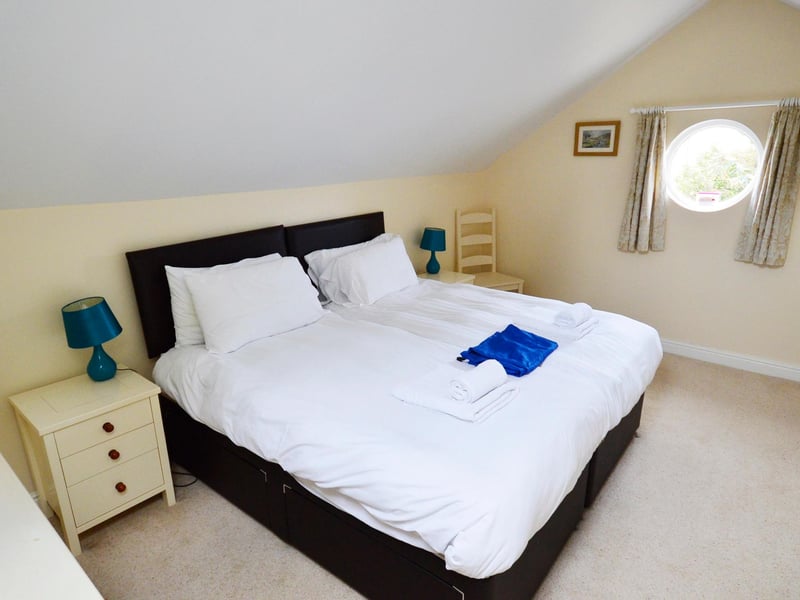 One of the three double bedrooms on the first-floor.