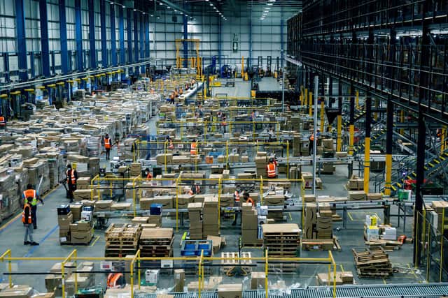 What Christmas rush was like at Amazon's huge Chesterfield centre