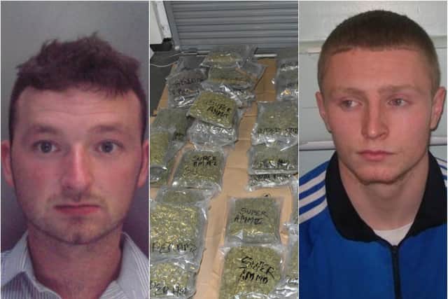 McPhillips and Kelly were sentenced after being busted with £500,000 worth of drugs.