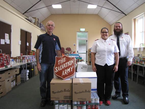 Ripley's Salvation Army food bank has seen a 100 per cent increase in demand.