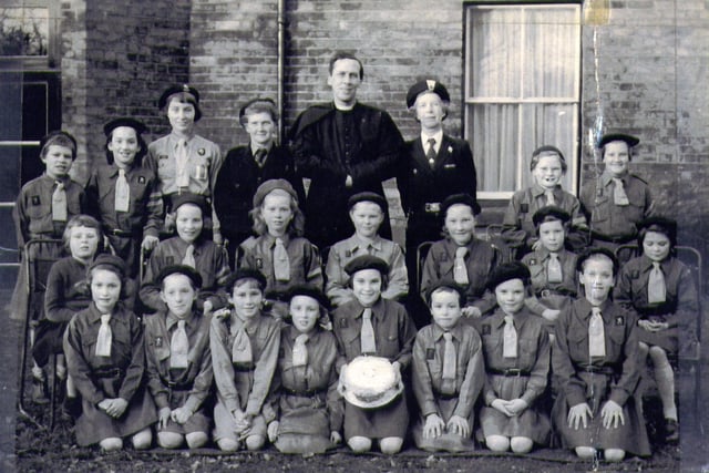 Is there anyone you recognise among this group of 1st Codnor Brownies in the 1950s?