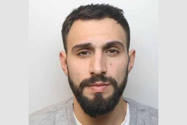 Stancu-Sorin Baiaram grabbed the 86-year-old man from behind and tackled him to the floor. He then stole the victim’s wallet, which contained around £50 in cash and his bank cards, before running away. Image: Derbyshire Police