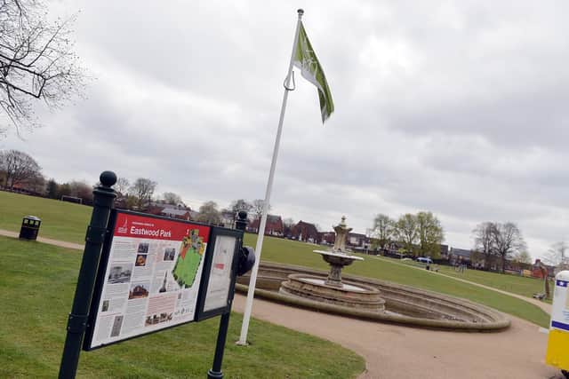Eastwood Park, Hasland, is one of two parks in Chesterfield where vandalism has led to the closure of public toilets.