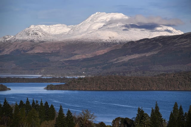 There were 10.9million impressions for posts tagged at Ben Lomond, which towers over Loch Lomond & The Trossachs National Park. (Photo by Jeff J Mitchell/Getty Images)