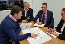 Robert Largan MP meeting with Highways England (pre-lockdown) to discuss the bypass