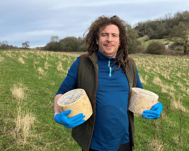 John and Heather's son David Bailey has led the development of the first two products from Wakebridge Manor Cheeses. (Photo:  Barbara Huddart/Glendale PR)