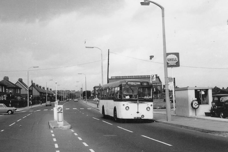 It's 1965 on Newcastle Rd with a Grangetown service bus in the picture. Photo: Bill Hawkins.