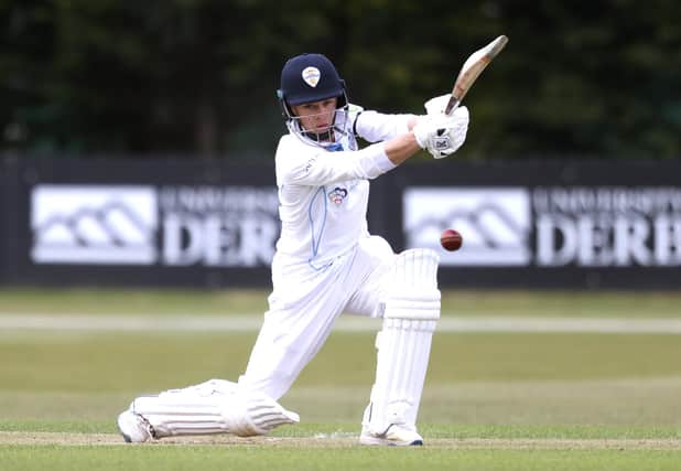 Harvey Hosein came through the ranks at Derbyshire to feature regularly for the first team.