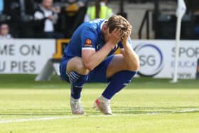 Chesterfield's season is over after losing to Notts County in the play-offs. Pictured: Laurene Maguire. Image by Tina Jenner.