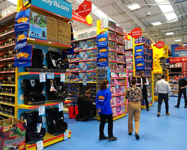 Workers will be busy refilling several shelves after Chesterfield's new Smyths Toys Superstore attracted thousands of visitors for a four-day opening party.