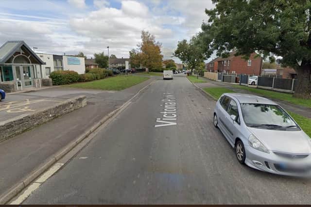 A white van mounted the curb and collided with a 13-year-old child causing injury to their shoulder. The incident took place on February 13, 2023, at approximately 16:05, on Victoria park road in Fairfield, near the youth centre.