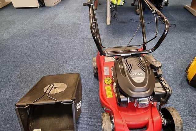 Police have recovered a quantity of suspected stolen garden tools and equipment in Chesterfield