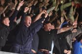Spireites supporters make themselves heard at Boundary Park
