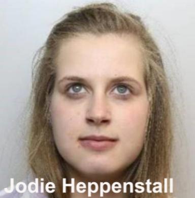 Jodie Louise Heppenstall, 21, formerly of Princess Street, Barnsley, will serve a three-year sentence after she pleaded guilty to robbery.