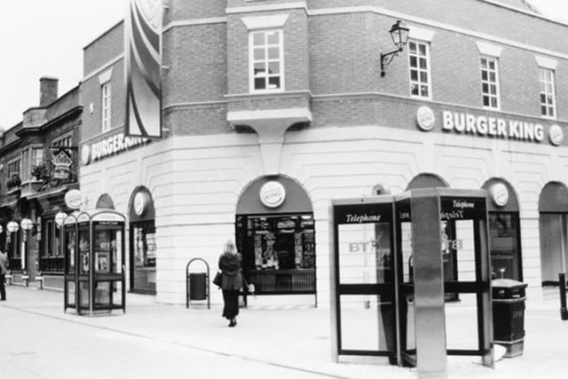 The Burger King restaurant on Burlington Street in 2000. Did you enjoy many flame-grilled whoppers from there?