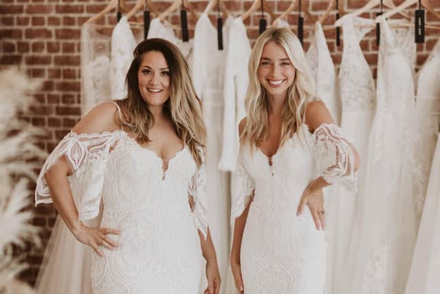 Wedding businesses in Derbyshire like Nora Eve Bridal Boutique have welcomed as easing of restrictions. Photo: Nora Eve Bridal Boutique