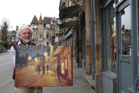 Mr Leake has gifted the painting to Dale Road Independents