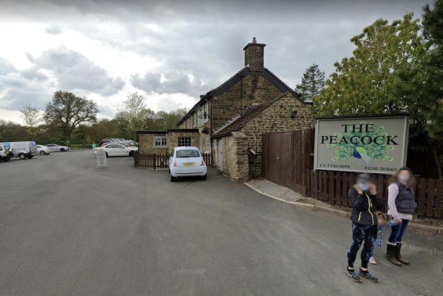 The Peacock at Cutthorpe has a 4.5/5 rating based on 748 Google reviews - earning praise for their “fabulous Sunday roast.”
