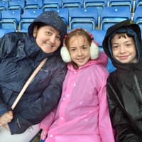 See if you know any of these Chesterfield fans watching the thumping win over Crewe