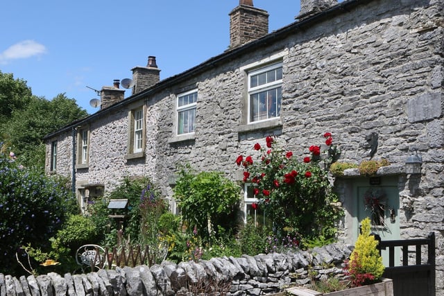 Some of Earl Sterndale's most picturesque greystone cottages.