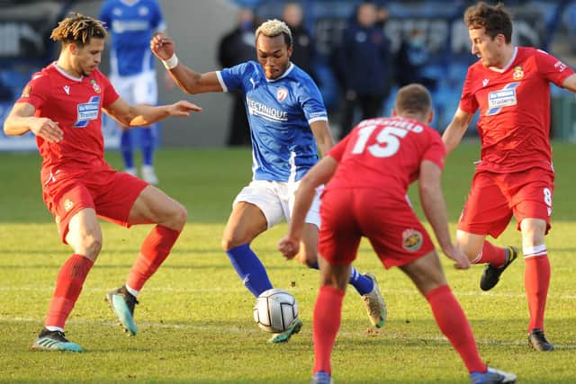 The Spireites continued their impressive form with a win against Wrexham on Saturday.