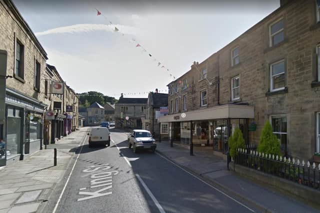 The incident happened at around 12.30am when a Fiat 500 travelling along King Street, in Bakewell, collided with the front of a shop.