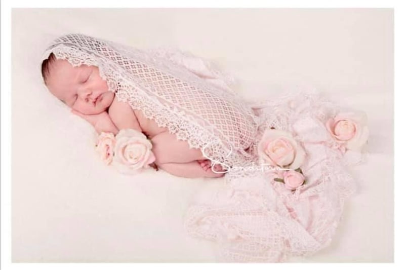 Lauren Moore, said: "Here is Ammily Blossom, born on the 3rd December after 5 years of IVF."