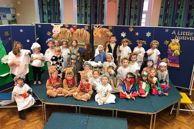 Jacksdale Primary & Nursery School Foundation children put on their nativity play in  2017.