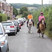 Horse riders are among those concerned about increased traffic if more than 60 new homes are built in Calow.