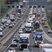 Delays are expected on the M1 through Derbyshire for much of the morning after a vehicle ‘left the carriageway’.
