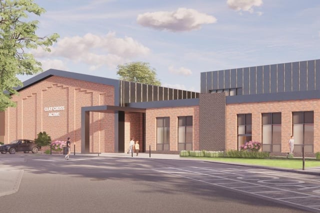 An artist's impression of the new building's front.