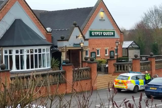 A 26-year-old man who was stabbed to death at a pub on the Derbyshire and South Yorkshire border has been named locally.