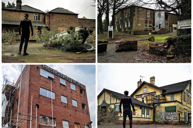 These are some of the derelict and demolished buildings across the area.