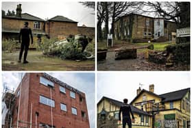 These are some of the derelict and demolished buildings across the area.