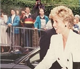 Princess Diana visited the Chesterfield offices of Relate in her role as patron of the charity in 1993. Photo courtesy of Relate.