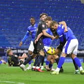 Sam Curtis put Chesterfield ahead against Gillingham. Picture: Tina Jenner.