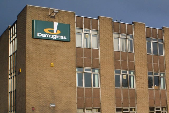 The Dema Glass logo was familiar with drinkers, who would find it at the bottom of their pint glass, when it was empty! The Chesterfield Dema Glass factory became one of the leading glassware suppliers in the country, producing up to 100 million glasses a year by 1985. Photo: Derbyshire Times