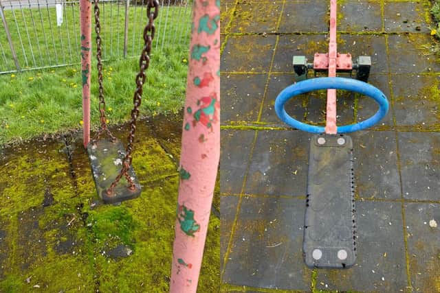 Parents said it was frustrating to see the play area in a dire state and kids were sad that they couldn't use it.