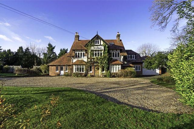 Situated in the sought-after village of Wadhurst, this seven bedroom detached Arts & Crafts house is arranged over four floors and boasts two and a half acres of land.