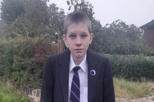 Zack Nicholls, 15, has been struggling after he heard his mum has a terminal cancer.