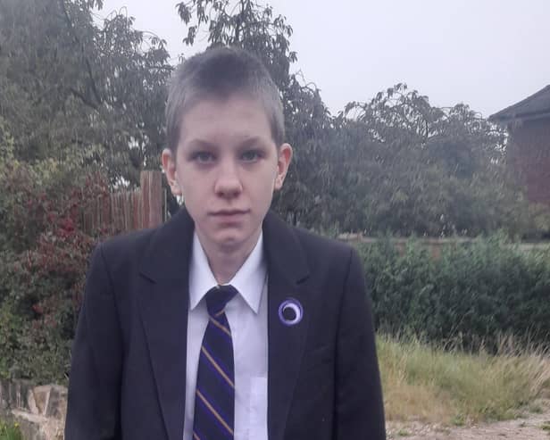 Zack Nicholls, 15, has been struggling after he heard his mum has a terminal cancer.