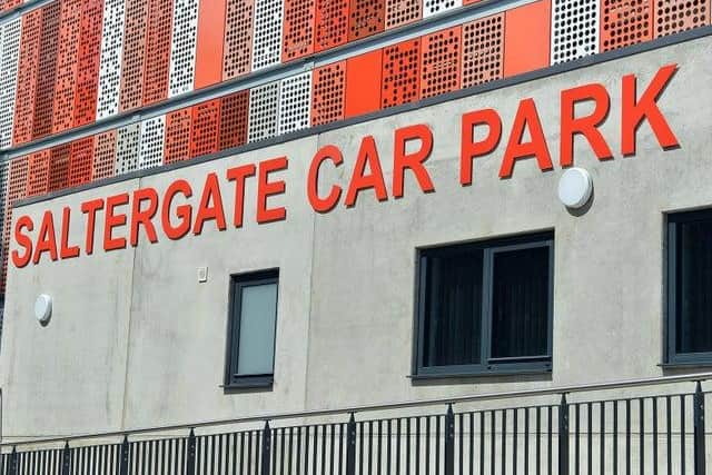 The new Saltergate multi-storey car park opened last year.