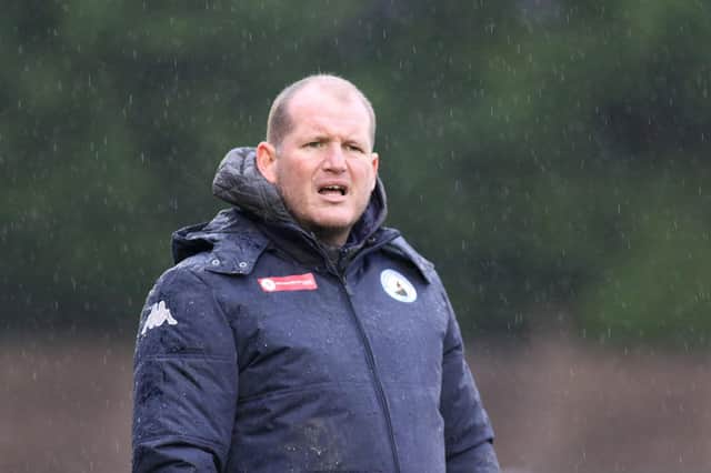 Buxton boss says showdown with Matlock will not decide outcome of Northern Premier League title race.