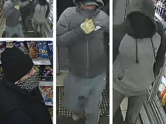 Police appeal to trace men after pair of robberies near Chesterfield ...