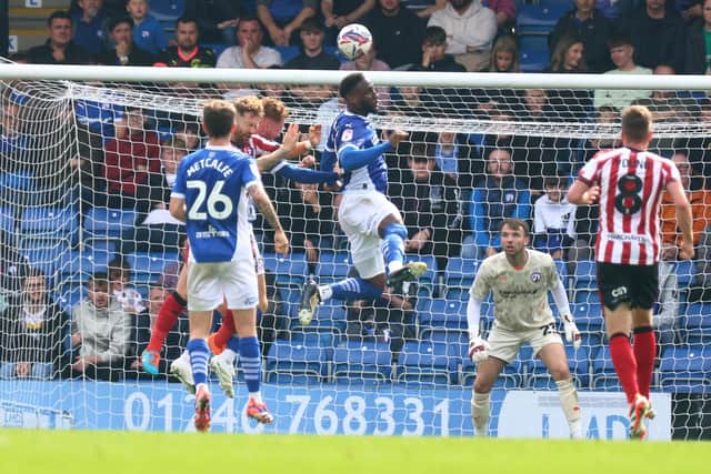 Chey Dunkley in action for Chesterfield.