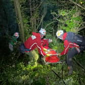 Pictures by Edale Mountain Rescue Team of the incident at Stoney West