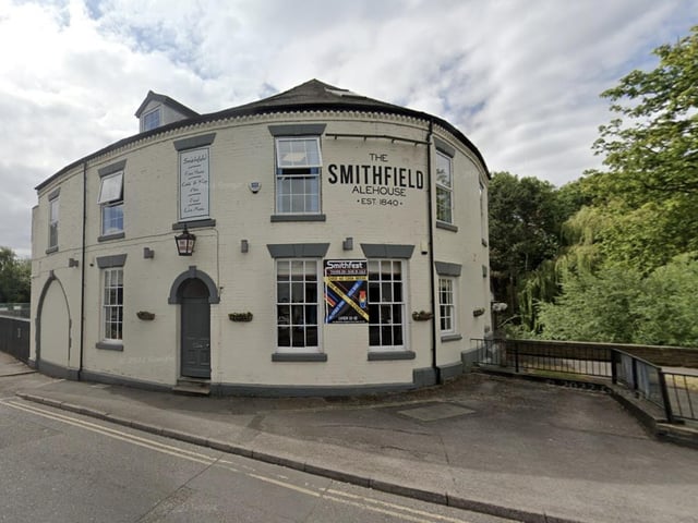 The Smithfield rounds out this list of the best pubs across Derbyshire.