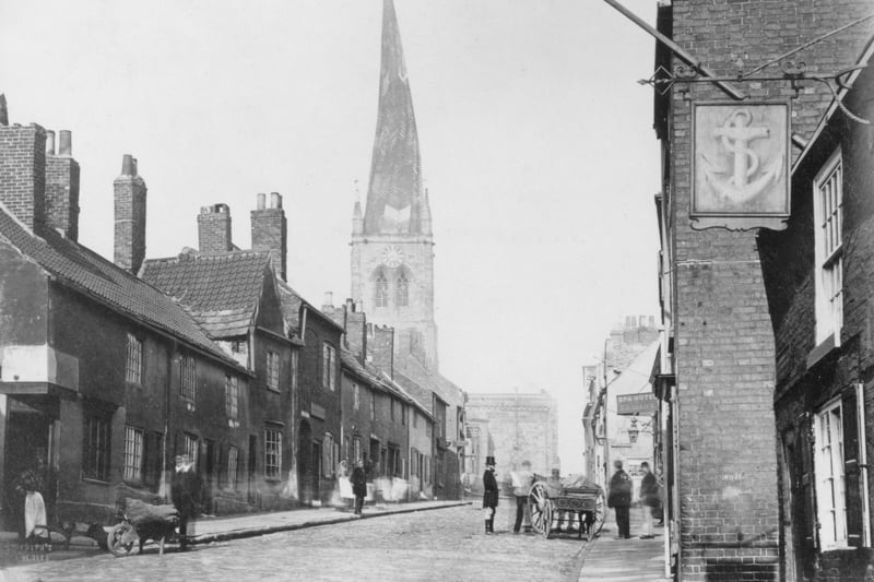 Chesterfield, Derbyshire, 1874. (Photo by Hulton Archive/Getty Images)