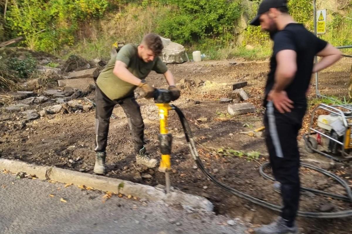 Derbyshire police appeal over mystery men who dug illegal access point on A6