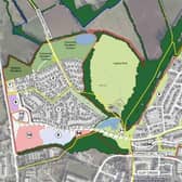 Plan For The Proposed Changes At The Planned Egstow Park Development In Clay Cross